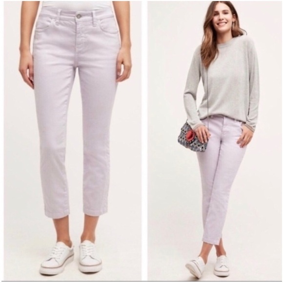 Pilcro Stet Ankle Jeans Lavender Lilac Purple Size 29 - Picture 1 of 5